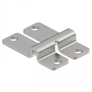 OBO BETTERMANN WB stiprinājums sienai un grīdai sieta kabeļu teknēm, kniedes/skrūves montāža, 47x32x9 mm, elektrolītiski cinkots tērauds (6017164)