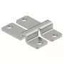 OBO BETTERMANN WB stiprinājums sienai un grīdai sieta kabeļu teknēm, kniedes/skrūves montāža, 47x32x9 mm, elektrolītiski cinkots tērauds (6017164)
