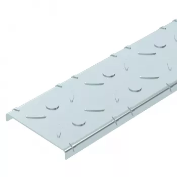 OBO Bettermann DBKR 100 FS rievotā segplāksne pārstaigājamiem kabeļu reņiem, 100x3000 mm, tērauds, lentveida cinkots (6049119)