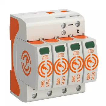 OBO BETTERMANN CombiController V50 V50-4-280 4 polu 280V 1+2 tipa pārsprieguma aizsargs (5093513)