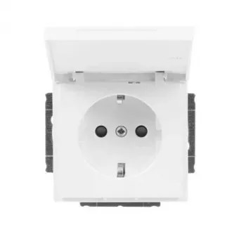 Busch-Jaeger SCHUKO kontaktligzdas ieliktnis Studio White 20 EUKBR-84 (2CKA002018A1529)