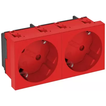 OBO Bettermann Vertr kontaktligzda 33°, 2 vietu Schuko STD-D3S SRO2 6120109