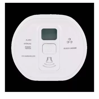 Busch-Jaeger BJ 6839/01-84 CO signalizators, litija baterija, balts 2CKA006800A2869