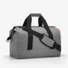 Reisenthel Allrounder L unisex ārsta soma ar rāvējslēdzēju, pelēka monohromatiska poliestera (MT7052)