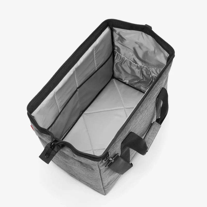 Reisenthel Allrounder L unisex ārsta soma ar rāvējslēdzēju, pelēka monohromatiska poliestera (MT7052)