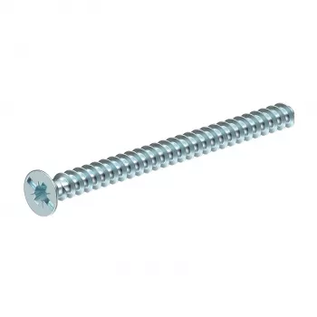 OBO Bettermann 2003279 ierīces skrūve M4 x 10 mm, cinkots tērauds, pusapaļa galva Phillips PZ2, 50 gab. iepakojums
