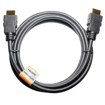 MAXTRACK C 215-2 L HDMI kabelis 2 m melns 4K Ultra HD 18 Gbps HDMI 2.0