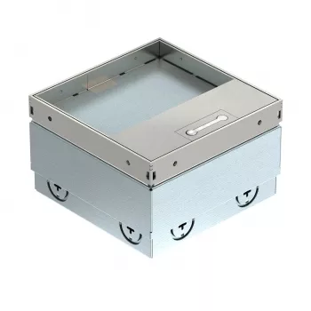 OBO Bettermann UDHOME2 grīdas kārba 140x140x110 nerūsējošais tērauds/melna 7368353