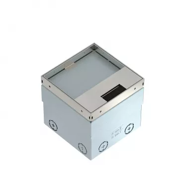 OBO Bettermann UDHOME2 grīdas kārba 140x140x110 nerūsējošais tērauds/melna 7368353