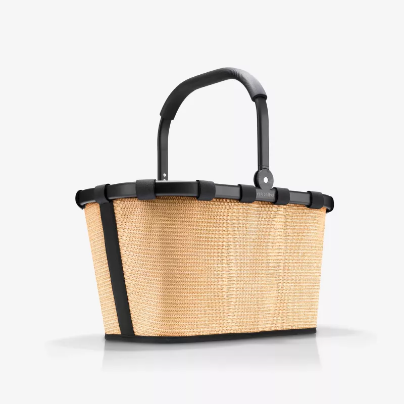 Reisenthel Carrybag Frame Raffia Black iepirkumu grozs 22L BK 7079
