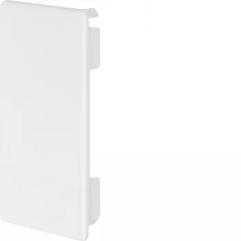 HAGER FB 60x110mm kabeļu kanāla gala vāciņš, bez halogēniem, satiksmes balts, FB6011069016