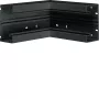 HAGER BR6513049011 iekšējais stūris 65x130 mm kabeļu kanālam, plastmasa, grafīta melns RAL 9011