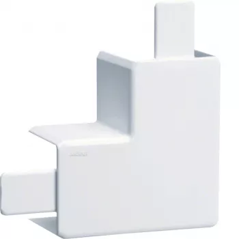 Hager TEH LFF2003559016 plakanais leņķis, bez halogēniem, LF/LFF 20x33 mm, balts