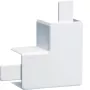 Hager TEH LFF2003559016 plakanais leņķis, bez halogēniem, LF/LFF 20x33 mm, balts