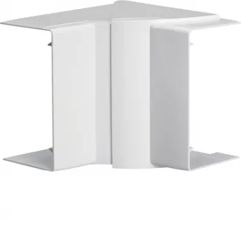 HAGER regulējams iekšējais stūris LFF6011049016 LF/LFF/LFH 60x110 kanālu sistēmai, PVC, balts