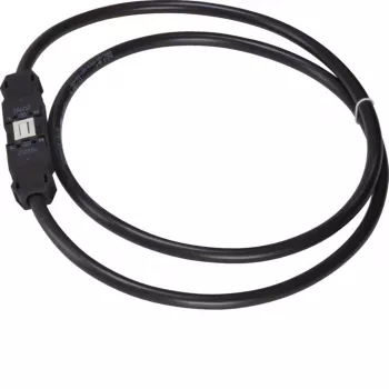 HAGER GKWAD03015 Winsta MINI savienojošais kabelis 3x2,5mm² 1,5m melns