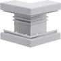 Hager BRA6513039016 ārējā stūra pamatprofils 68x130mm OT80mm satiksmes baltā alumīnijs