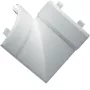 Hager EK4004059016 plakanais leņķis 40x40mm PVC kanālam, satiksmes balts