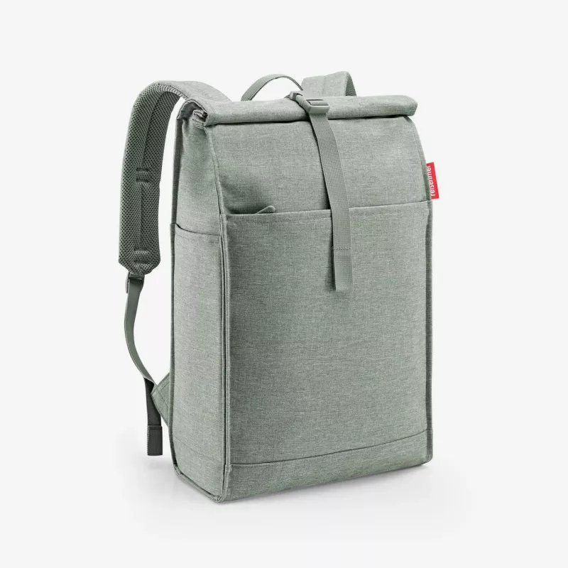 Reisenthel Urban Rolltop mugursoma 16L, zaļa, no pārstrādāta PET (EN 5048)