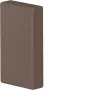 Hager LFF2003568014 gala vāciņš LF/LFF 20x33mm kabeļu kanālam, brūns