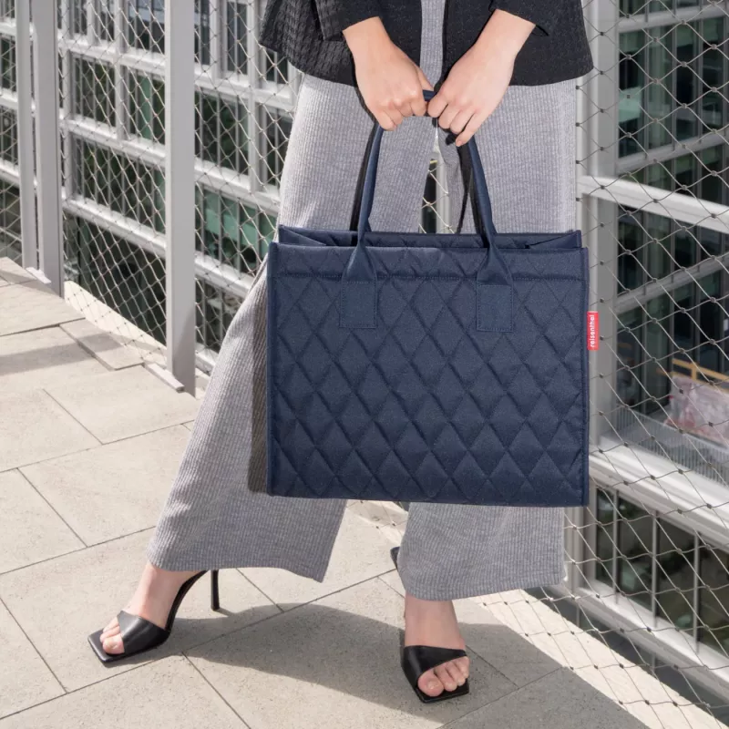 Reisenthel Daily Shopper Rhombus Midnight Gold DN4110 iepirkumu soma