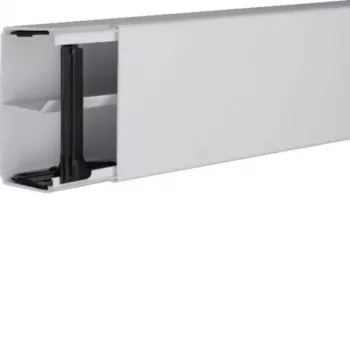 Hager LF6011107035 PVC kabeļu kanāls 60x110mm gaiši pelēks 2m ar 2 nodalījumiem