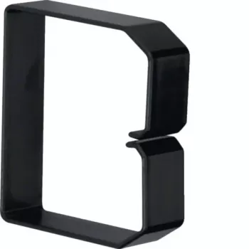 Hager B800803 melns PVC kabeļu kanāls 80x80mm 2m