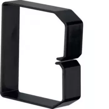 Hager B800803 melns PVC kabeļu kanāls 80x80mm 2m