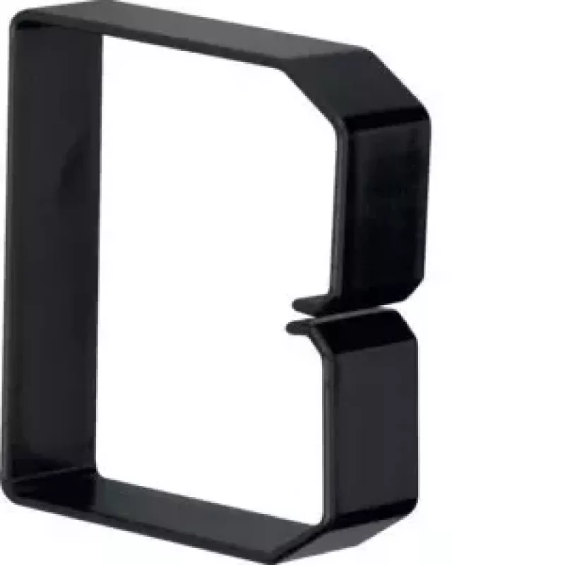 Hager B800803 melns PVC kabeļu kanāls 80x80mm 2m