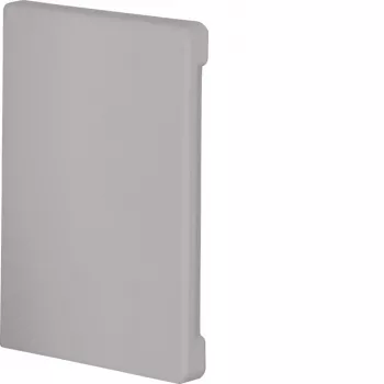 Hager BR6510067035 gala vāciņš 100x68 mm kabeļu kanālam, gaiši pelēks