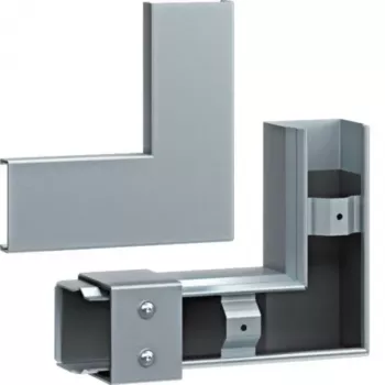Hager FWK-Plus plakanais leņķis 60x60 mm, cinkots tērauds, ugunsdrošība FWKP600605VERZ