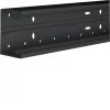 Hager BR6510019011 Tehalit BR kabeļu kanāla pamatne, PVC, grafīta melna, 80mm, priekšējā fiksācija, 2m