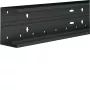 Hager BR6510019011 Tehalit BR kabeļu kanāla pamatne, PVC, grafīta melna, 80mm, priekšējā fiksācija, 2m