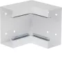 HAGER BRS651304 vws iekšējais stūris no pamatprofila 68x130mm tērauda loksne satiksmes balts RAL 9016 BRS6513049016