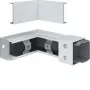 Hager FWK-Plus iekšējais stūris 60x60 mm, balts, pulverkrāsots FWKP6006049016