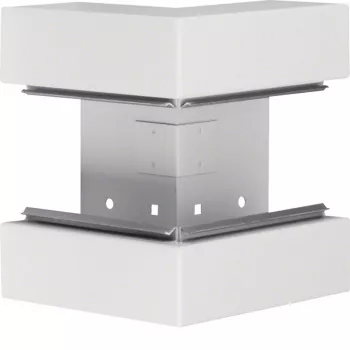 HAGER BRS6517039016 ārējais stūris BRS kanālu sistēmai 170x68mm, tīri balts