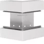 HAGER BRS6517039016 ārējais stūris BRS kanālu sistēmai 170x68mm, tīri balts