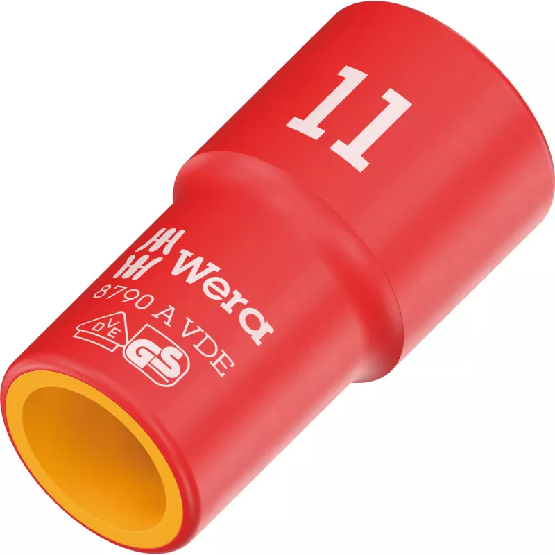 Wera 8790 A VDE izolēta uzmava 1/4 collu piedziņa 8 mm 05005929001