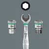 Wera 8100 SA 13 Zyklop Speed 1/4 inch sprūdrata atslēga, 152 mm, hroma vanādija tērauds 05004022001