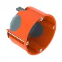 OBO Bettermann 2003806 dobumā montējama ierīču kārba, hermētiska, Ø68 mm, dziļums 47 mm, polipropilēns, oranža, 25 gab.