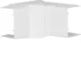 Hager LFF4006049016 regulējams iekšējais stūra savienotājs LF/LFH 40x57mm PVC kanāliem, tīri balts
