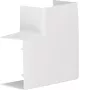 Hager LFF4006059016 plakanais leņķis 60x40 mm balts