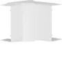 HAGER regulējams iekšējais stūris LFF4009049016 balts PVC LF/LFF 40x90mm kabeļu kanālam
