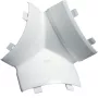 HAGER EK4004089016 T-veida atzars satiksmes baltā krāsā 40x40 mm kabeļu kanālam
