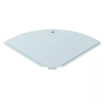 OBO BETTERMANN RBD 90 300 DD vāks 90° līkumam, 300 mm platums, tērauds, cinkots ar lentu 6036956