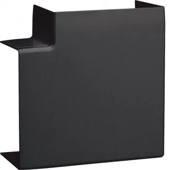 Hager LFF6011059011 plakanais leņķis ar griezumu nosegšanu grafīta melns 60x110 mm kanālam