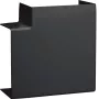 Hager LFF6011059011 plakanais leņķis ar griezumu nosegšanu grafīta melns 60x110 mm kanālam