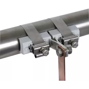 DEHN Band Pipe Clamp 540803 ar M10 savienojuma skrūvi