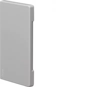Hager BR 65x130mm bezhallogēna griezuma nosegjošā gala vāciņš, gaiši pelēks BR6513067035