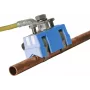 DEHN 540821 D cauruļu skava ar lenti 6mm-3/4 ar M8 savienojumu (540821)